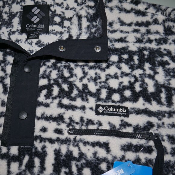 Columbia Helvetia II Printed 1/2-Snap Fleece Jacket Men's Size 2XL Thermal NWT - Picture 9 of 15